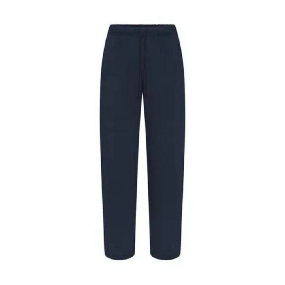 Skims Men’s Fleece Lounge Straight Leg Pant in Navy